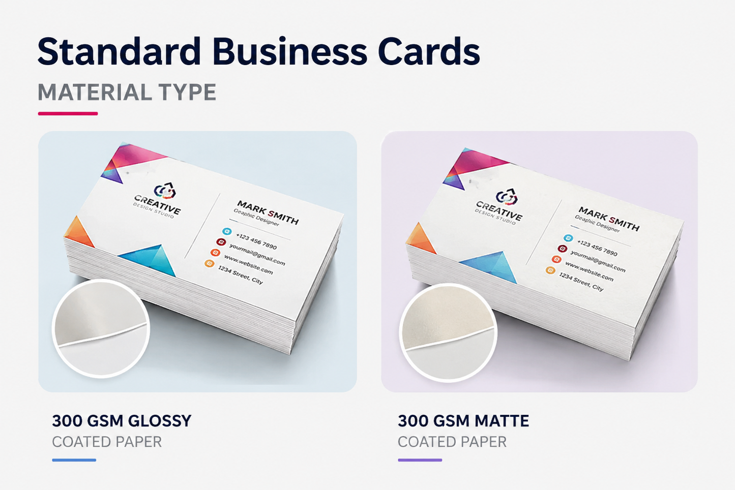 Standard Visiting Cards